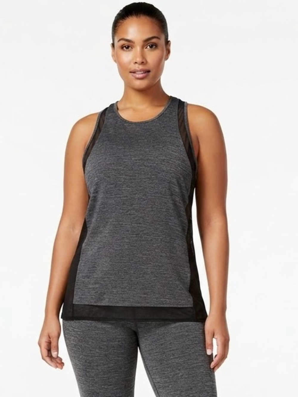 π NUX Black & Gray Tank NWOT (Pit to pit 18β++
Length 25β)